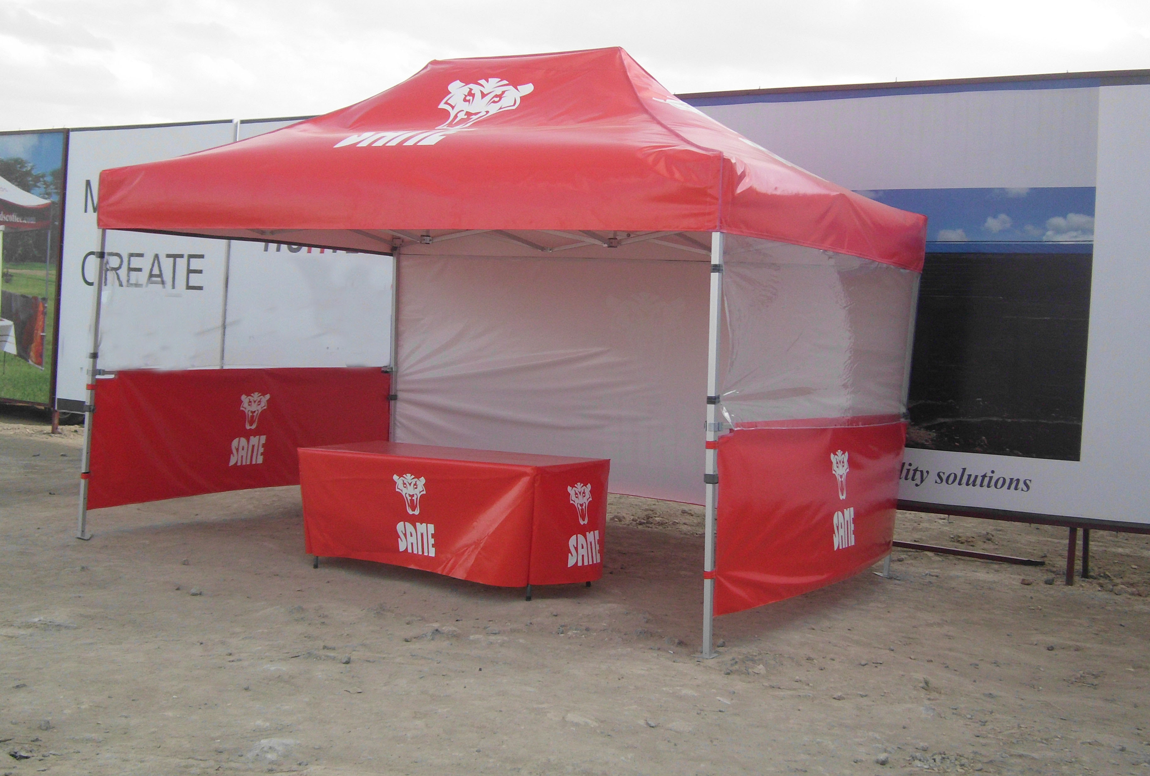 tents with Half Walls